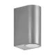 GRF327 FASSADENLEUCHTE 2XGU10 IP54 GRAU