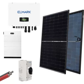 HYBR. SOLARANLAGE 3P/15KW 430W PANELS BATT.