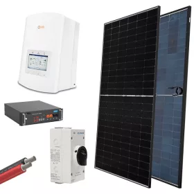HYBRID-SOLARANLAGE 1P/3,6 kW 580-W-MODULE BATTERIE