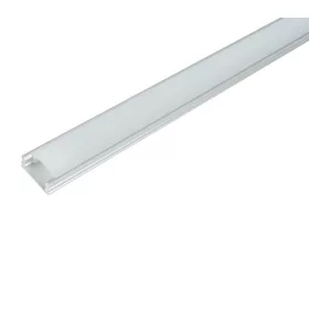   ELM718/1 ALUMINIUMPROFIL FÜR LED-STREIFEN, MATTES ABDECKPROFIL, AUFBAU 1 M
