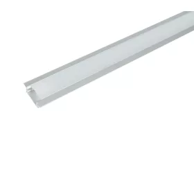   ELM718/2 ALUMINIUMPROFIL FÜR LED-STREIFEN, MATTES ABDECKPROFIL, EINBAU 2 M