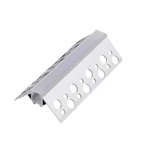 ALUMINIUMPROFIL EINGELASSEN IN GIPSKARTON AUSSENECKE DP62 2M