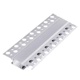 ALUMINIUMPROFIL EINGELASSEN IN GIPSKARTON DP63 2M