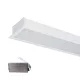 HOCHLEISTUNGS-LED-PROFIL-EINBAULEUCHTE S48 40 W 4000 K WEISS + NOTBETRIEBSKIT