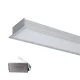 LED-PROFIL-EINBAULEUCHTE S48 12 W 4000 K 600 MM GRAU + NOTBETRIEBSKIT