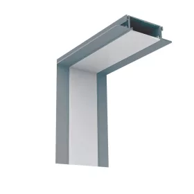 INNENECKENELEMENT FÜR S48 LED-PROFIL, GRAU, EINGELASSEN  