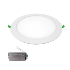   WASSERDICHTE LED-PANEL RUNDE 7W 6500K IP65+MIT WECHSELRICHTER
