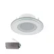 LED-PANEL GLAS RUND 18 W 2700 K + MIT WECHSELRICHTER