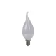 LED-FLAMMENGLÜHBIRNE 6 W E14 230 V WEISS