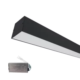   LED-PROFIL FÜR AUFBAUMONTAGE S77 24 W 4000 K 600 MM SCHWARZ + NOTFALL-KIT