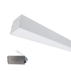   LED-PROFIL FÜR AUFBAUMONTAGE S77 24 W 4000 K 600 MM WEISS + NOTFALL-KIT