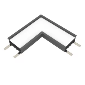 L-VERBINDER FÜR ELMARK-PROFIL EINBAU 4000K SCHWARZ