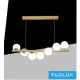 UNIVERSO Pendelleuchte 7xG9 max. 10 W 1060 x 160 x 1000 mm IP20 Altgold 5 Jahre