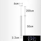 UNIVERSO Pendelleuchte 3 W 3000 K 300 lm 32 x 500 mm IP20 weiß