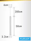 UNIVERSO Pendelleuchte 3 W 4000 K 300 lm 32 x 500 mm IP20 weiß