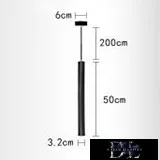 UNIVERSO Pendelleuchte 3 W 4000 K 300 lm 32 x 500 mm IP20 schwarz