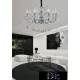 UNIVERSO Kronleuchter 8-flammig 8xE14 Max. 40 W D71x58 cm Chrom