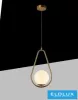 UNIVERSO Pendelleuchte 1xG9 max. 10 W D210x400x1200 mm IP20 Altgold 5 Jahre