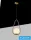 UNIVERSO Pendelleuchte 1xG9 max. 10 W D210x400x1200 mm IP20 Altgold 5 Jahre