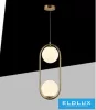 UNIVERSO Pendelleuchte 2xG9 max. 10 W D200x500x1200 mm IP20 Altgold 5 Jahre