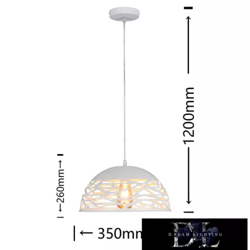 UNIVERSO Pendelleuchte E27 max. 60 W IP20 ∅360 weiß