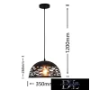 UNIVERSO Pendelleuchte E27 max. 60 W IP20 ∅360 schwarz
