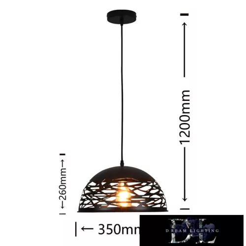 UNIVERSO Pendelleuchte E27 max. 60 W IP20 ∅360 schwarz