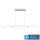   UNIVERSO Pendelleuchte LED 26 W 2080 lm CCT 920 x 1100 mm IP20 weiß