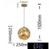 UNIVERSO Hängeleuchte 10 W 900 lm 3000 K 360° IP20 ∅250 x 250 x 1500 mm bernsteinfarben