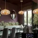 UNIVERSO Pendelleuchte 10 W 900 lm 3000 K 360° IP20 ∅280 x 150 x 1300 mm bernsteinfarben