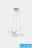 UNIVERSO Pendelleuchte LED 60 W 4800 lm CCT.kap D500x1100 mm IP20 Chrom
