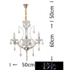 UNIVERSO Kronleuchter 3-flammig 3xE14 Max. 40 W D50x110 cm gold
