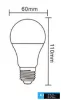 UNIVERSO LED-Glühbirne E27 DC12-24V 10W 900lm 6500K