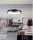UNIVERSO Pendelleuchte 38 W 3040 lm CCT D500x1200 mm schwarz