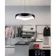 UNIVERSO Pendelleuchte 38 W 3040 lm CCT D500x1200 mm schwarz
