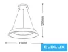 UNIVERSO Függeszték 43w 3440lm CCT IP20 Fekete D610x1200mm