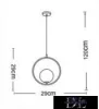 UNIVERSO Pendelleuchte 10W IP20 Altgold 1xG9