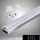 UNIVERSO Deckenprofil aus Aluminium mit mattweißer, gebogener Abdeckplatte, 2 m, 15 x 8,8 mm