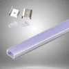 UNIVERSO Deckenprofil aus Aluminium mit mattweißer Abdeckplatte 2 m 17,35*6,9 mm