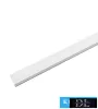 UNIVERSO Deckenprofil aus Aluminium mit mattweißer Abdeckplatte, 2 m, 17,35 x 6,9 mm, weiß
