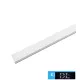 UNIVERSO Deckenprofil aus Aluminium mit mattweißer Abdeckplatte, 2 m, 17,35 x 6,9 mm, weiß