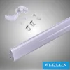 UNIVERSO Eckprofil aus Aluminium mit mattweißer Abdeckplatte 2 m 45° 15,7*15,7 mm