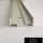 UNIVERSO Deckenprofil aus Aluminium ohne Abdeckplatte 1 m*10 mm