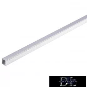   UNIVERSO Deckenprofil aus Aluminium mit mattweißer Abdeckplatte 2 m