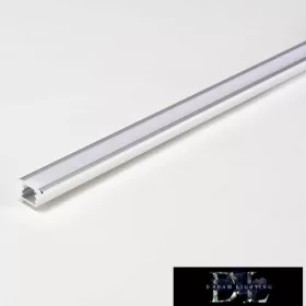   UNIVERSO Einbau-Aluminiumprofil mit mattweißer Abdeckplatte 2 m