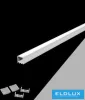 UNIVERSO LED-Aluminiumprofil mit mattweißer Abdeckplatte 2 m 35 x 35 mm
