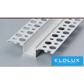 ELDLUX Aluminiumprofil + Abdeckplatte 2000 x 61 x 14 mm
