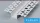 ELDLUX Aluminiumprofil + Abdeckplatte 2000 x 61 x 14 mm