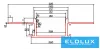 ELDLUX Aluminiumprofil + Abdeckplatte 2000 x 61 x 14 mm