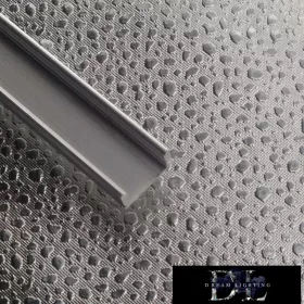   ELDLUX Aluminiumprofil (17*7 mm Aluminiumprofil 2 m, Abdeckplatte 2 m, 2 Endkappen). Befestigungselemente und Endkappen nicht im Lieferumfang enthalten!